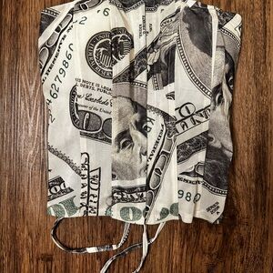 Money Print Bustier